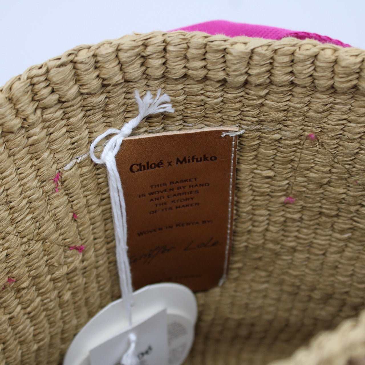 Chloe Raffia Basket Bag
