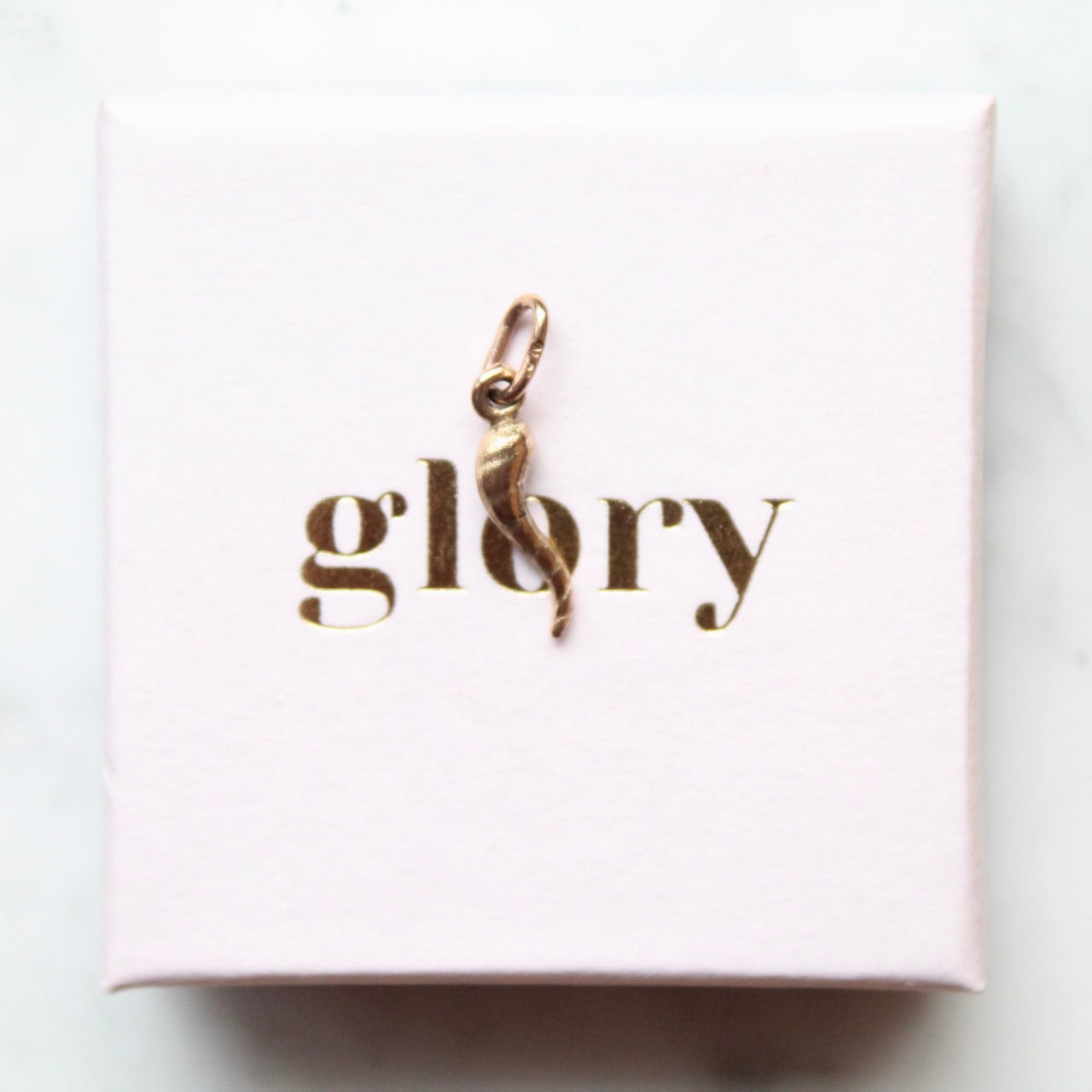Tiny Lucky Horn Charm