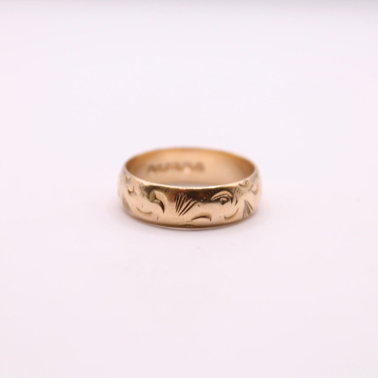 Patterned Band Ring