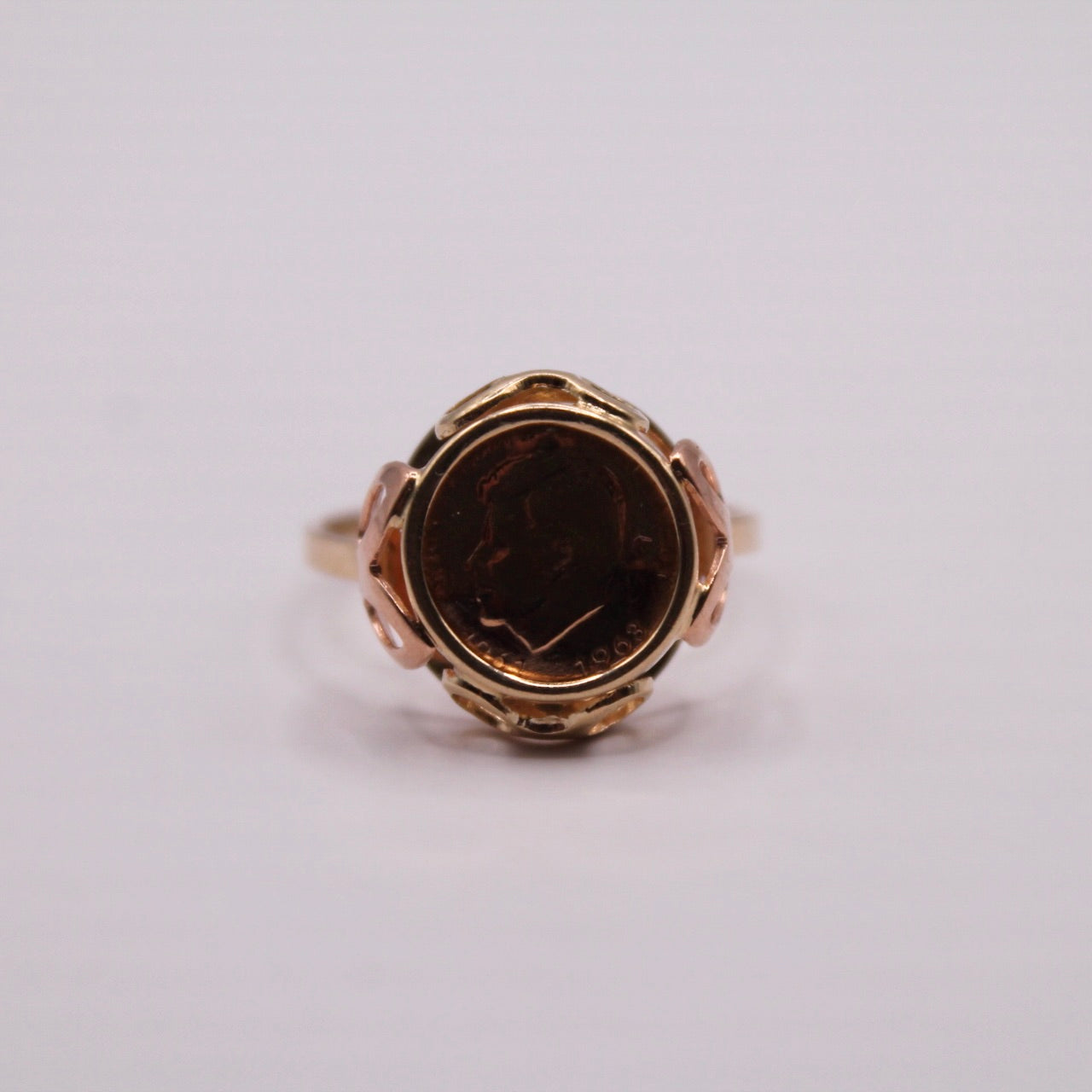John F Kennedy Coin Ring