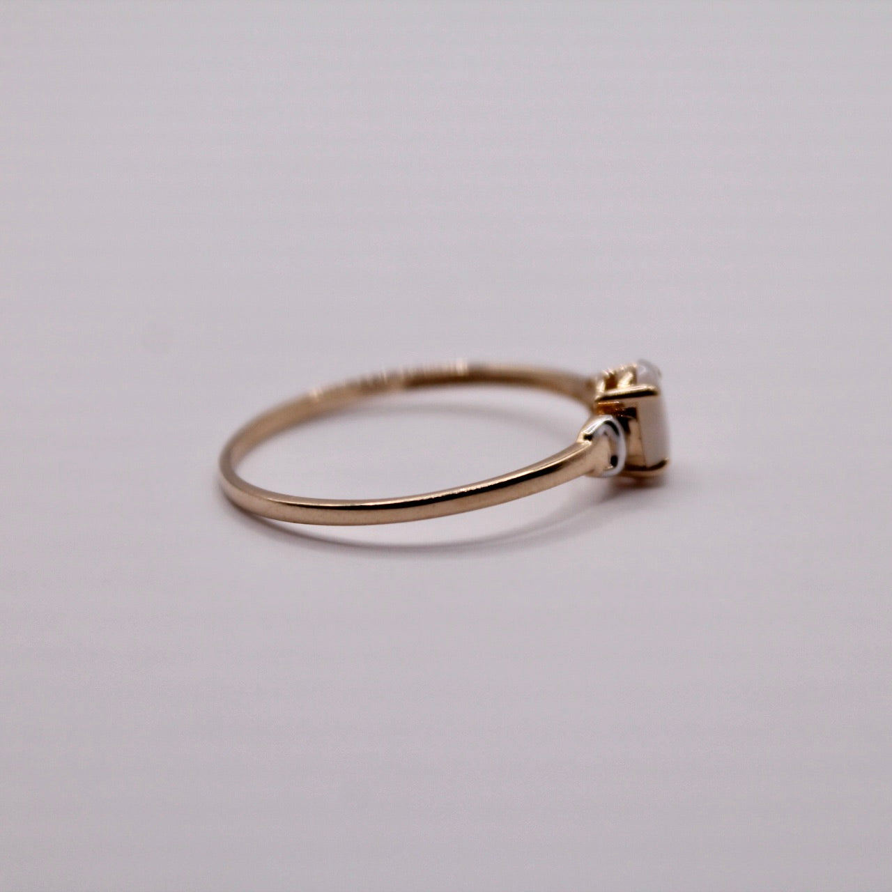Opal Solitaire Ring