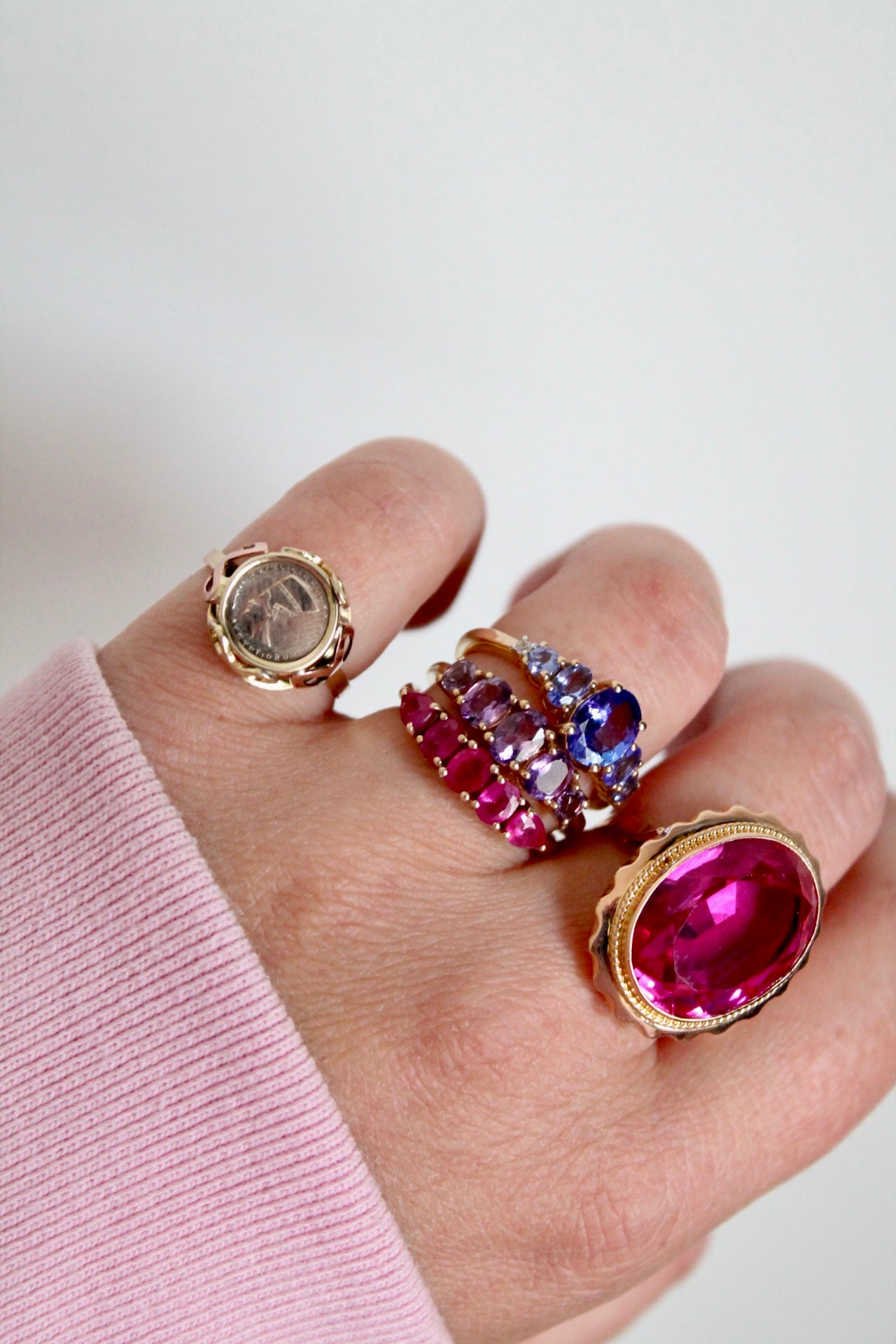 Nefertiti Coin Ring