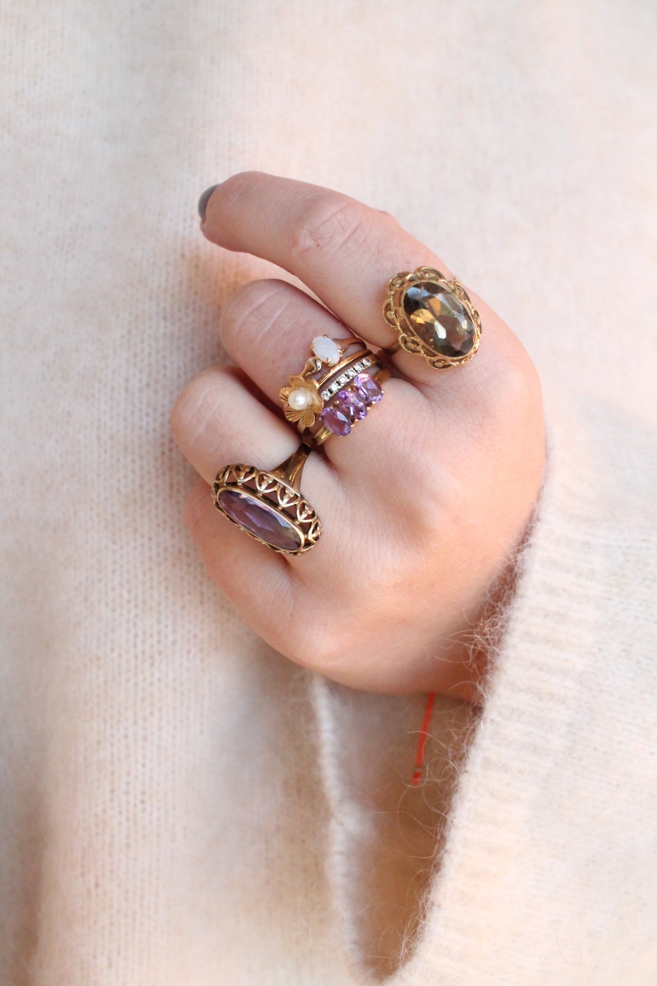 Diamond Row Ring