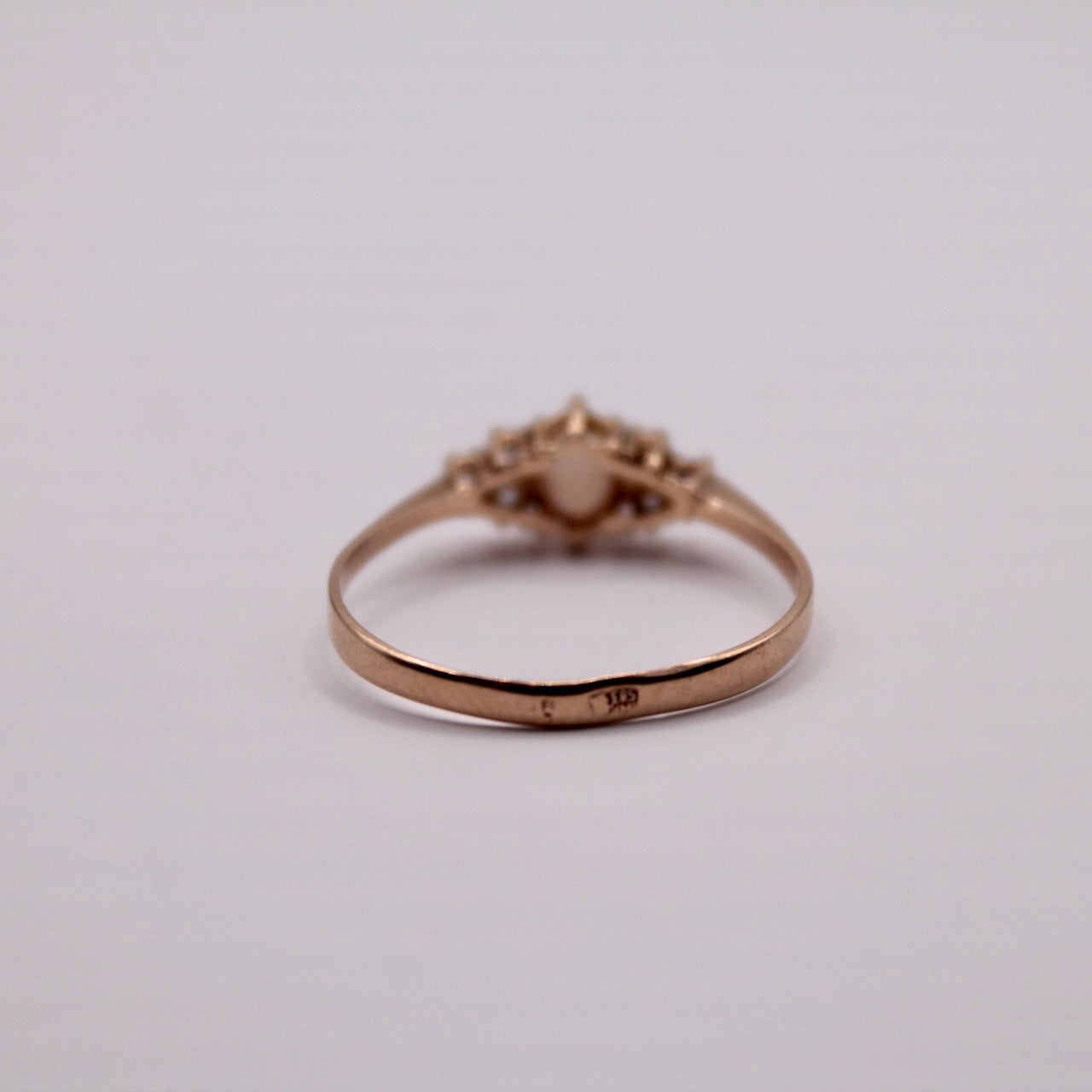 Opal Cluster Ring