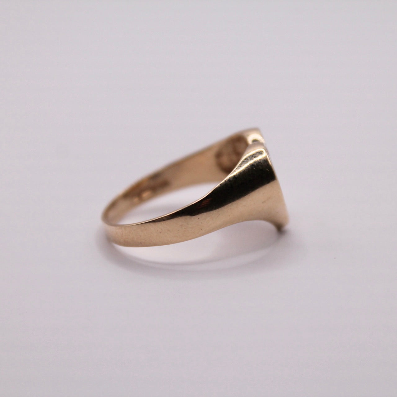 Diamond L.O.V.E. Signet Ring
