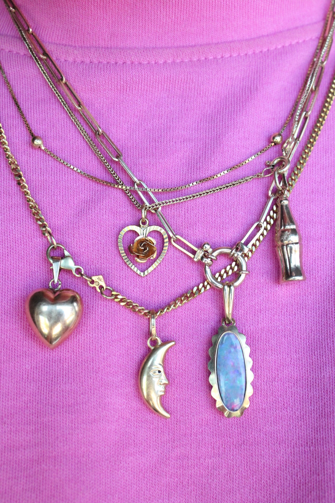Venetian Bobble Station Necklace
