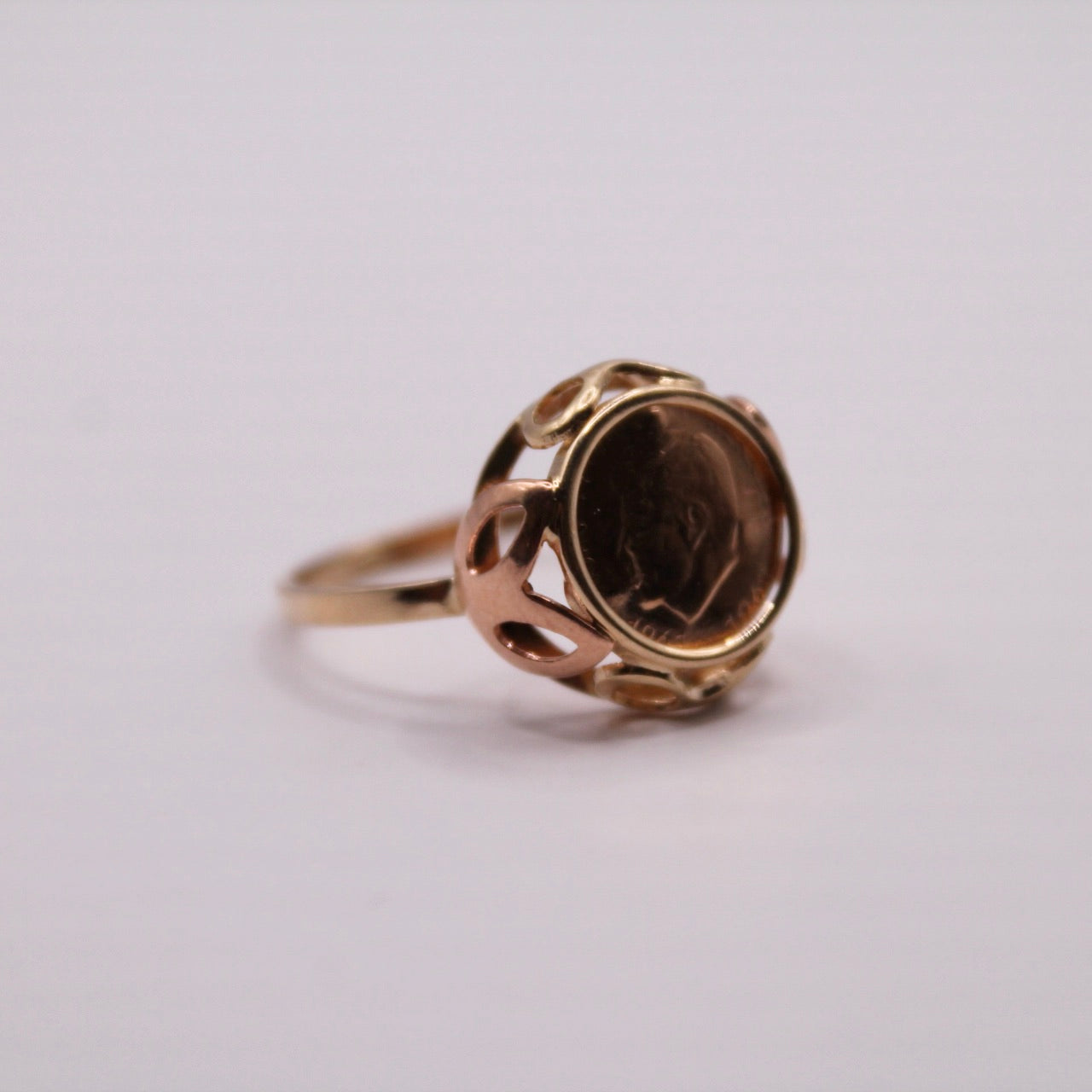 John F Kennedy Coin Ring