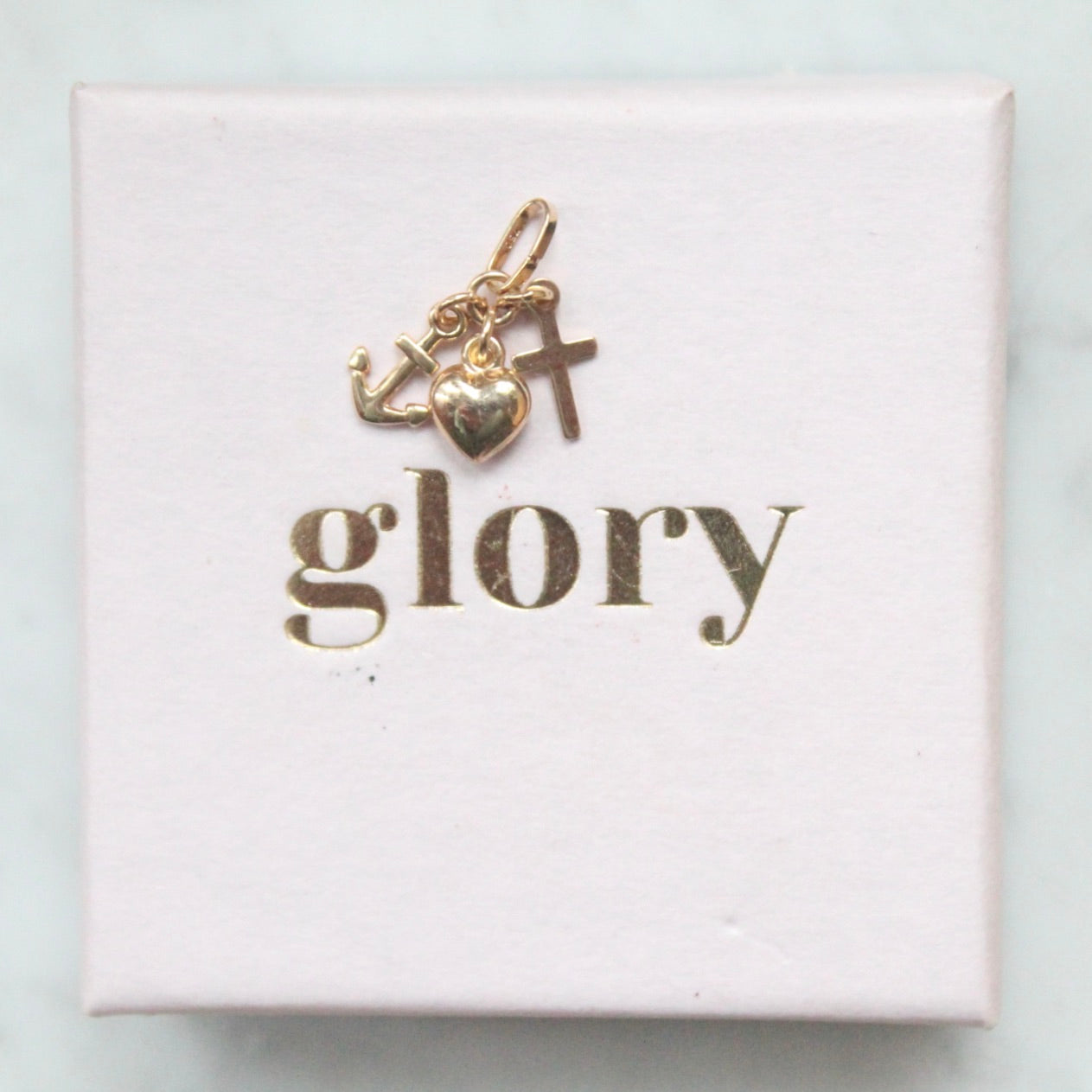 Tiny Faith, Hope, Love Charm