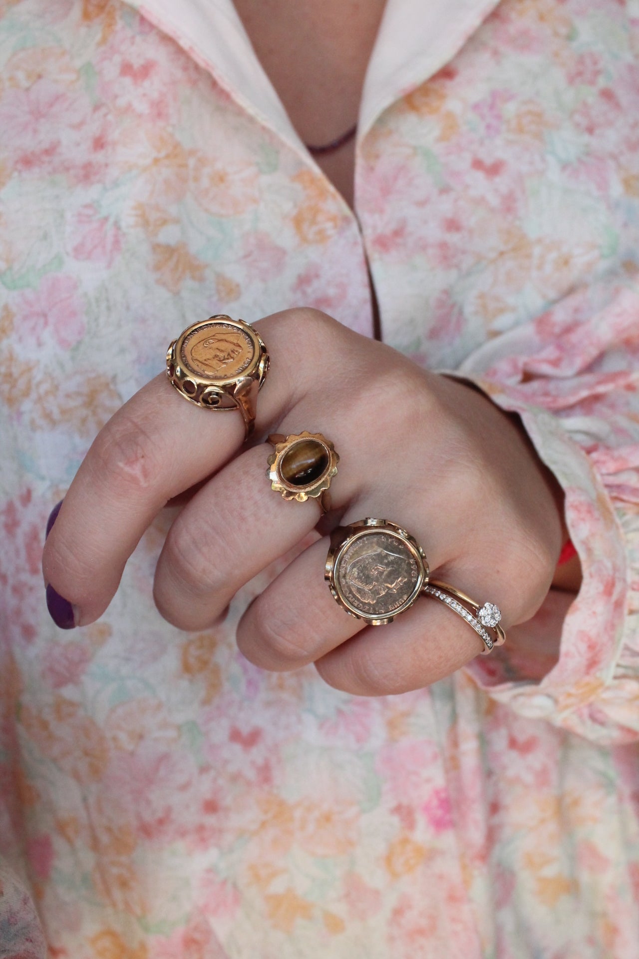 John F Kennedy Coin Ring