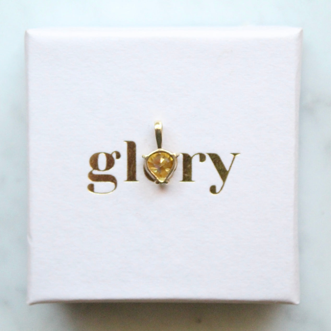 Citrine Charm
