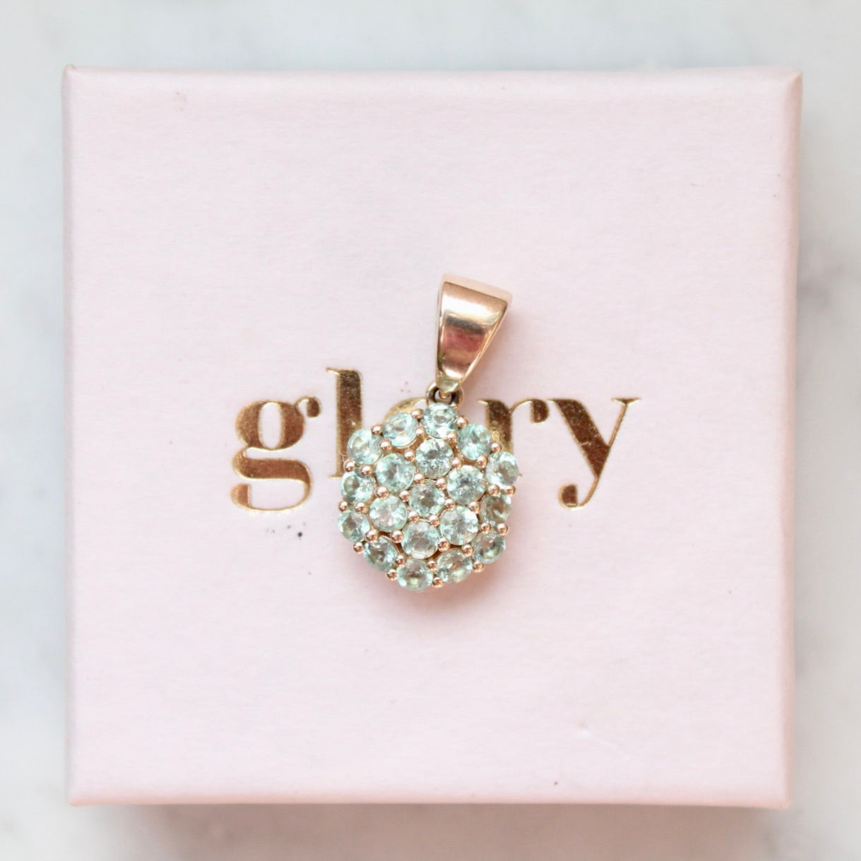 Beryl Flower Pendant