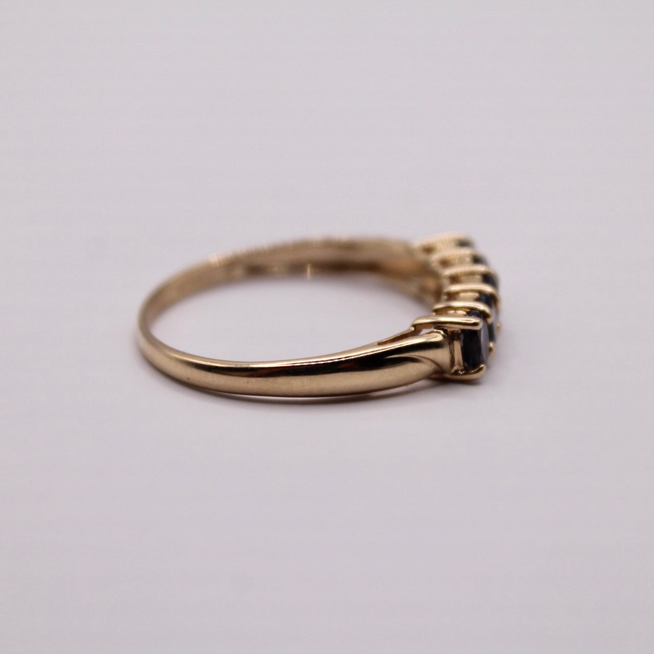 Iolite Five Stone Ring