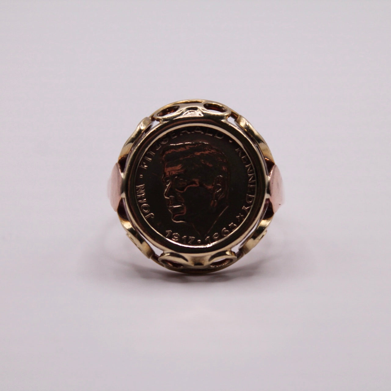 John F Kennedy Coin Ring