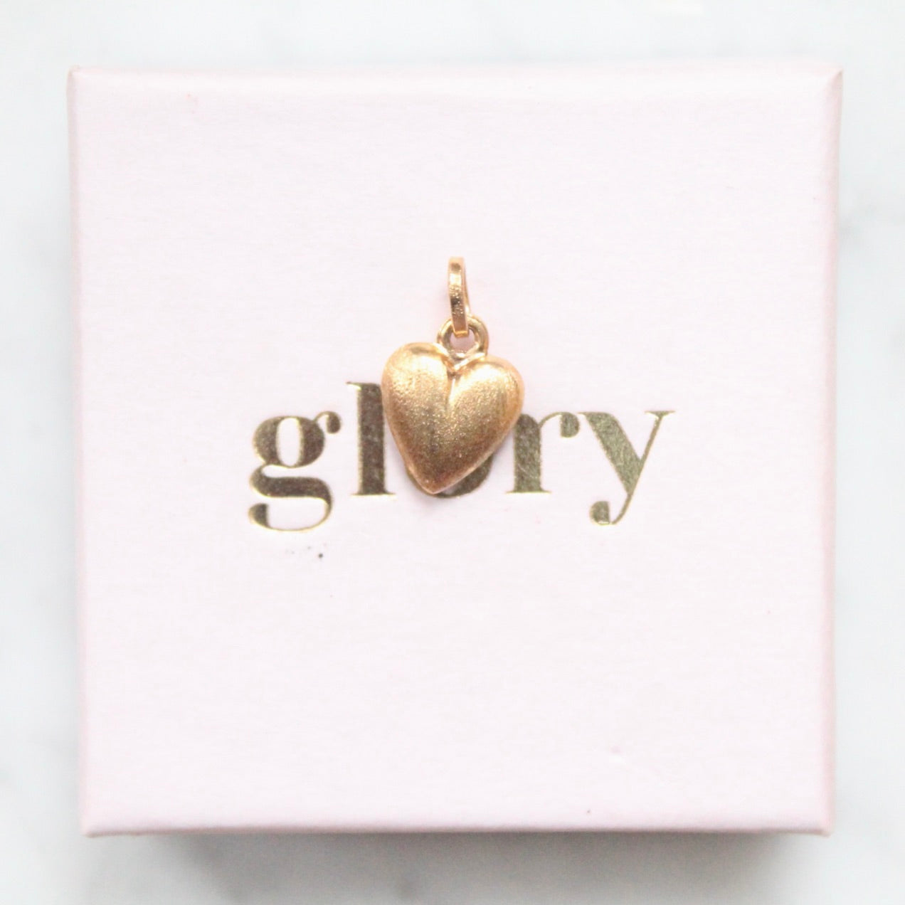 Matte Heart Charm
