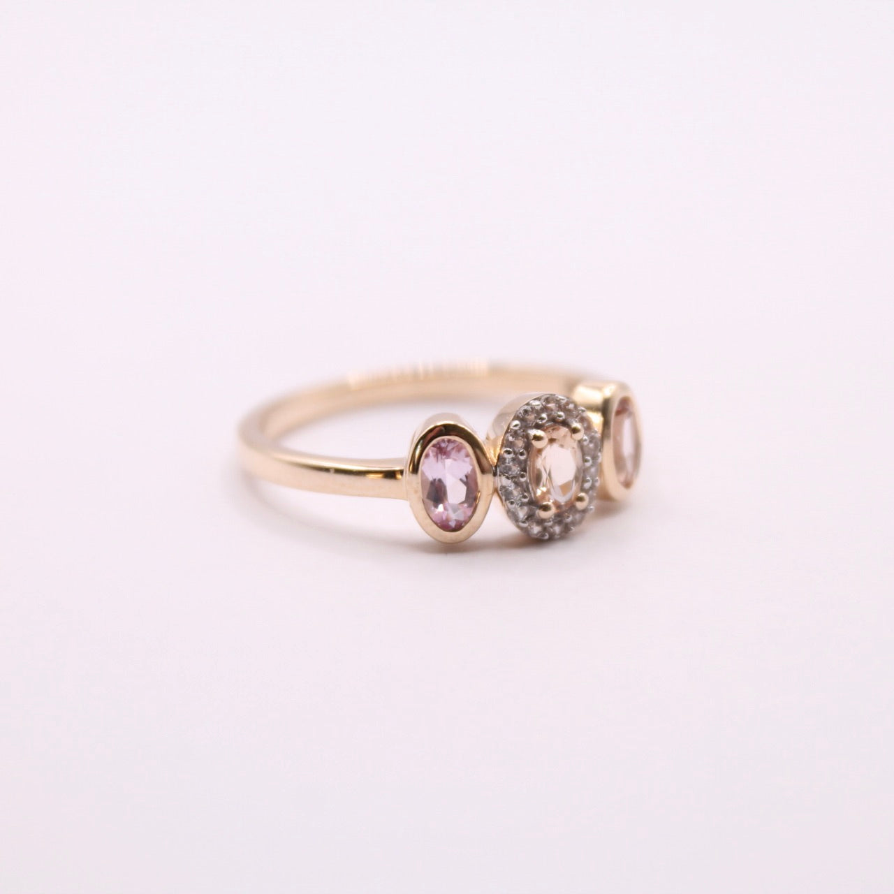 Multi Topaz Trilogy Ring