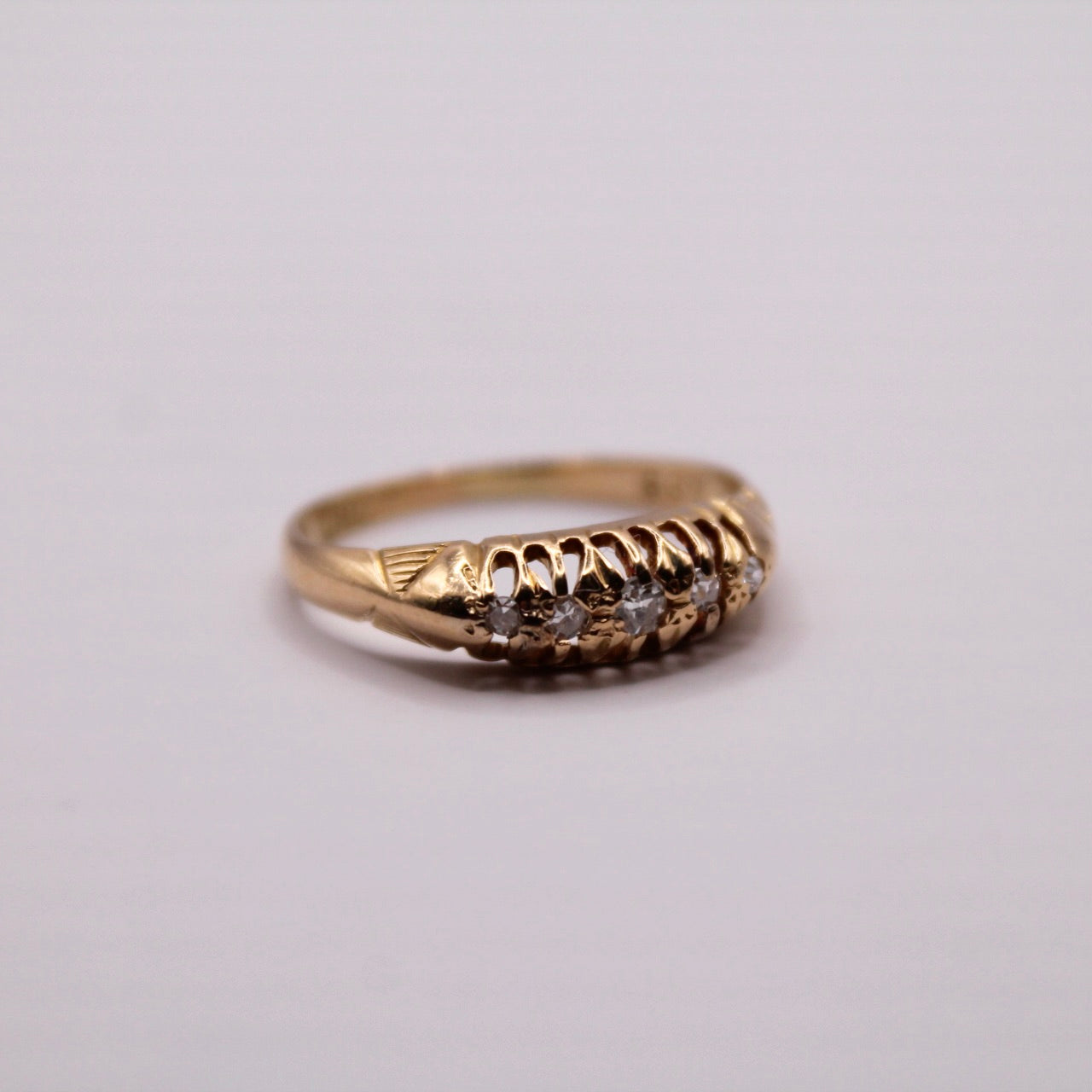 Antique Diamond Boat Ring