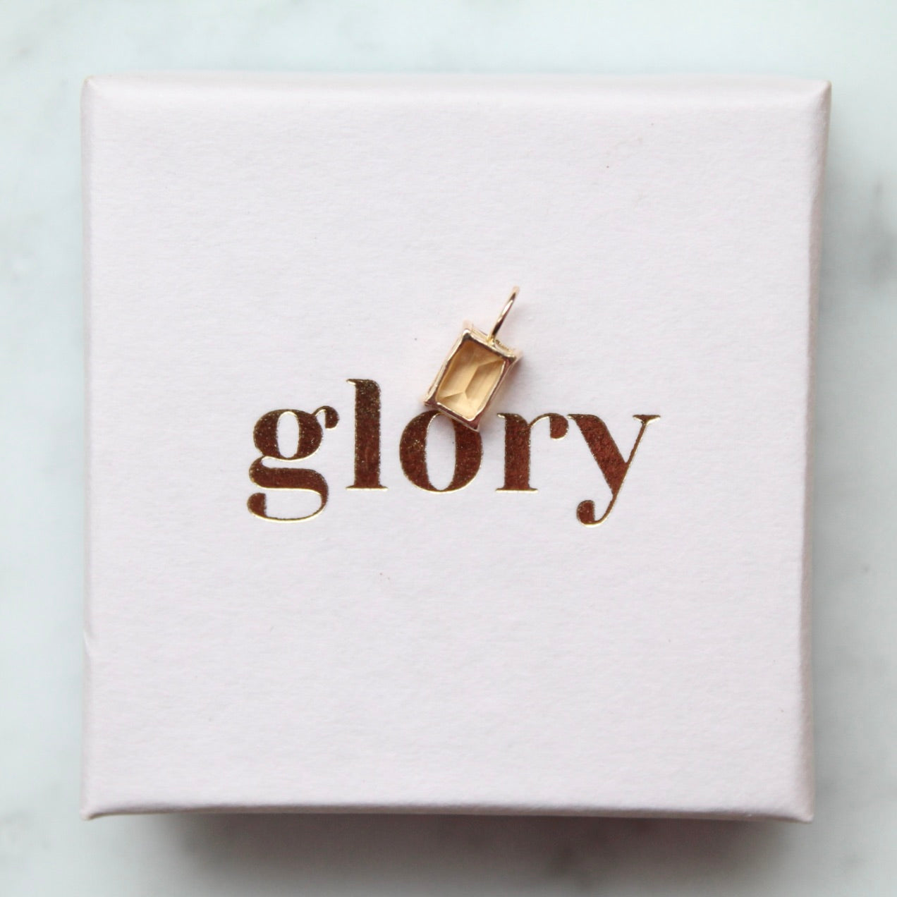 Citrine Charm