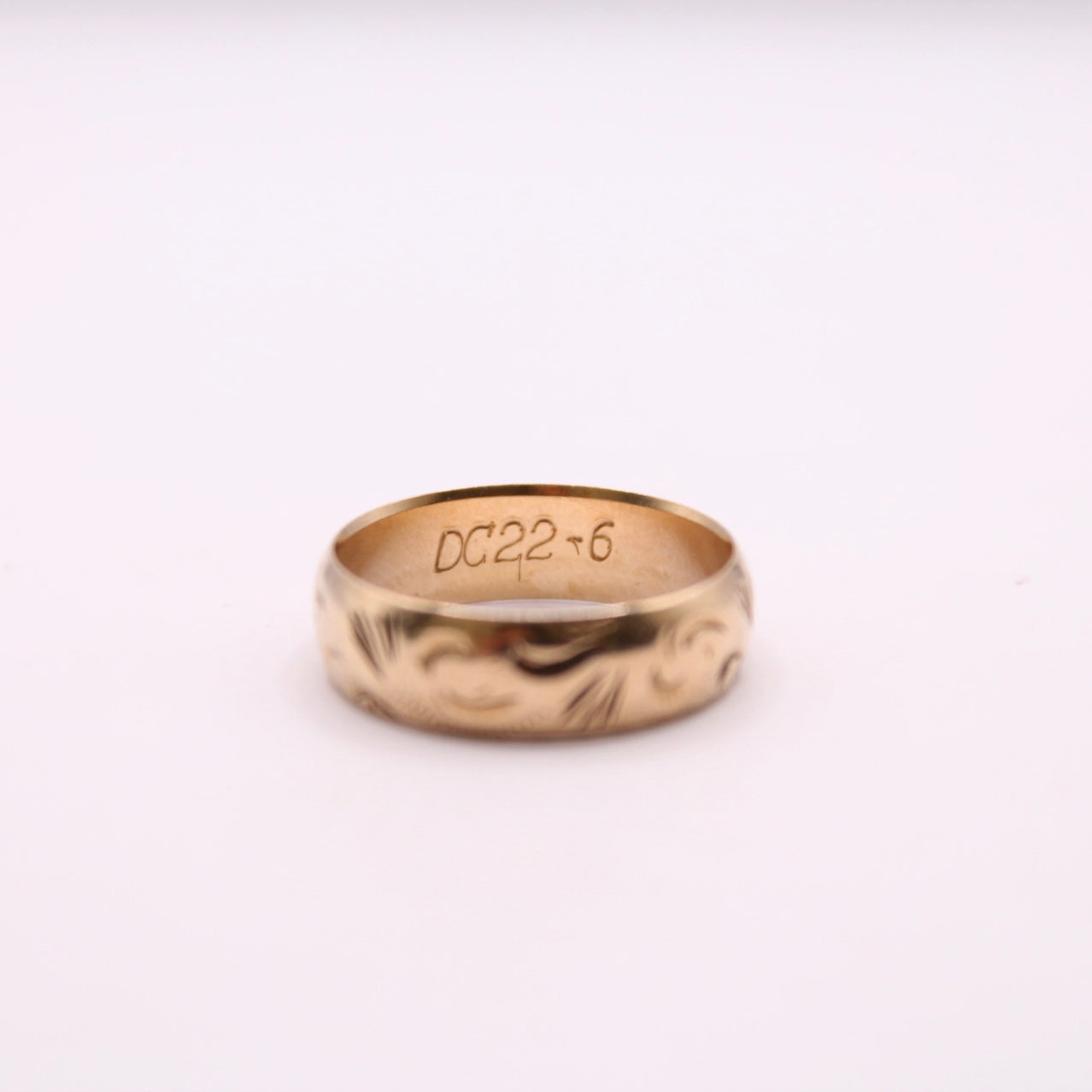 Patterned Band Ring