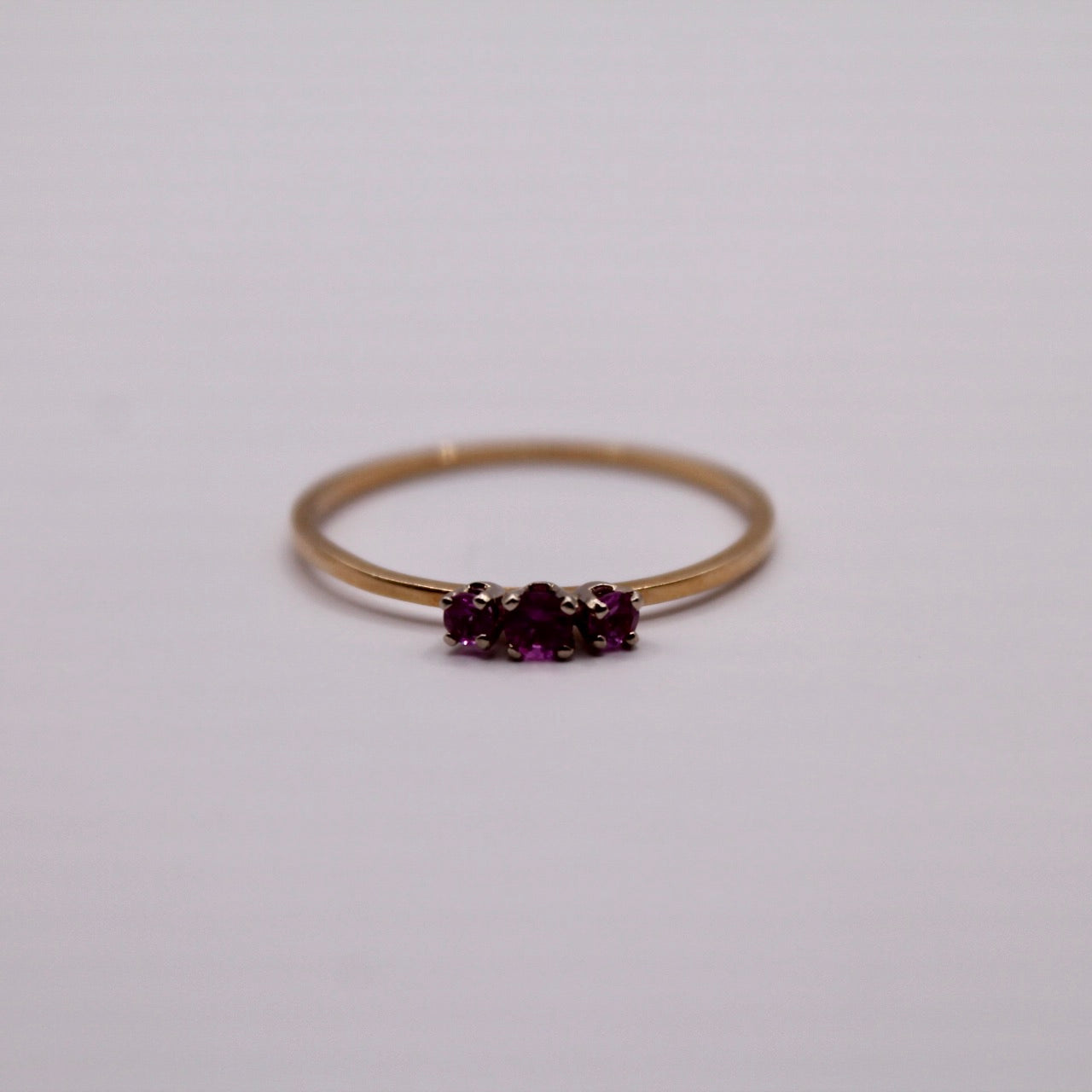 Ruby Trilogy Ring