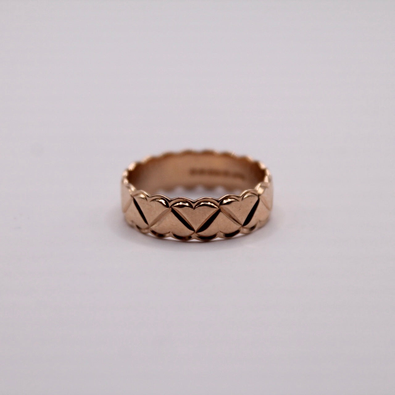 Double Hearts Pinky Ring