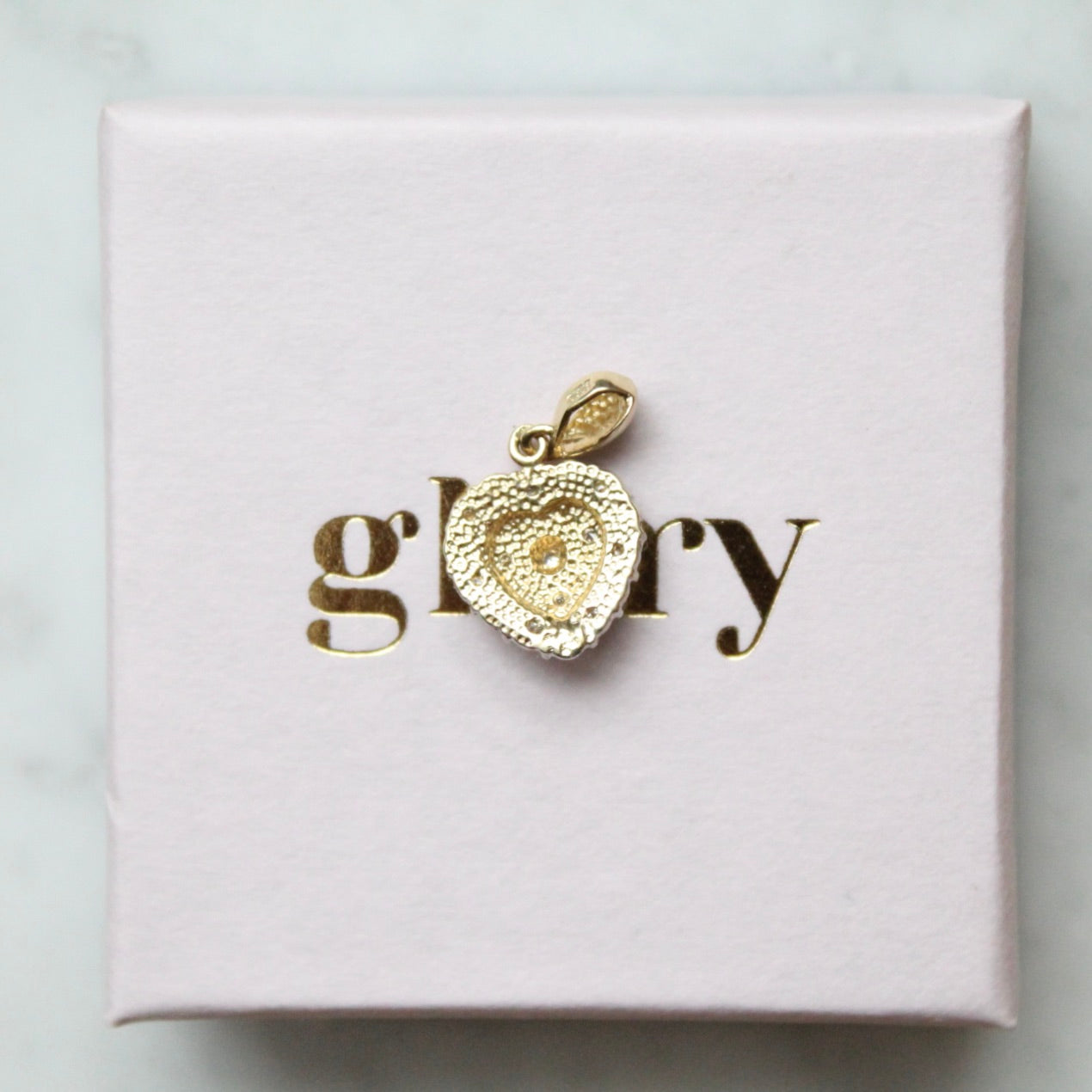 Diamond Heart Charm