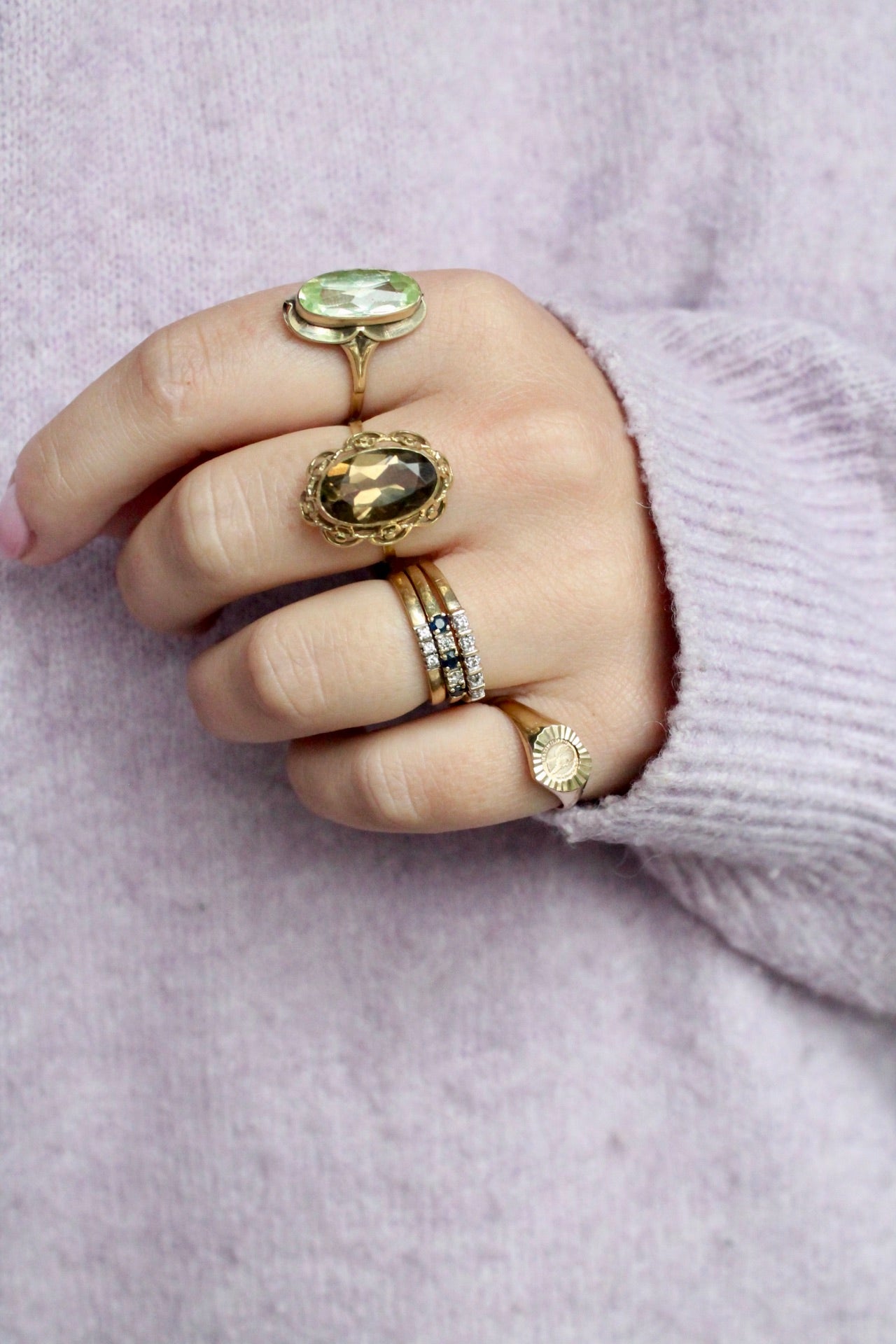Diamond Trilogy Ring
