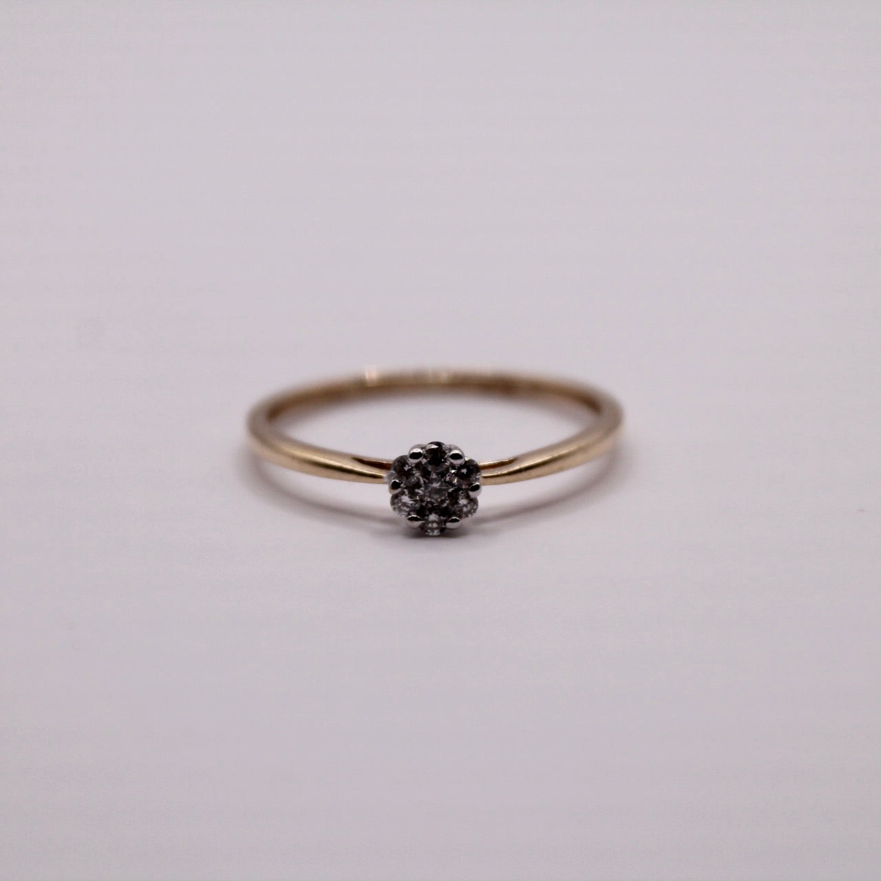 Diamond Flower Ring