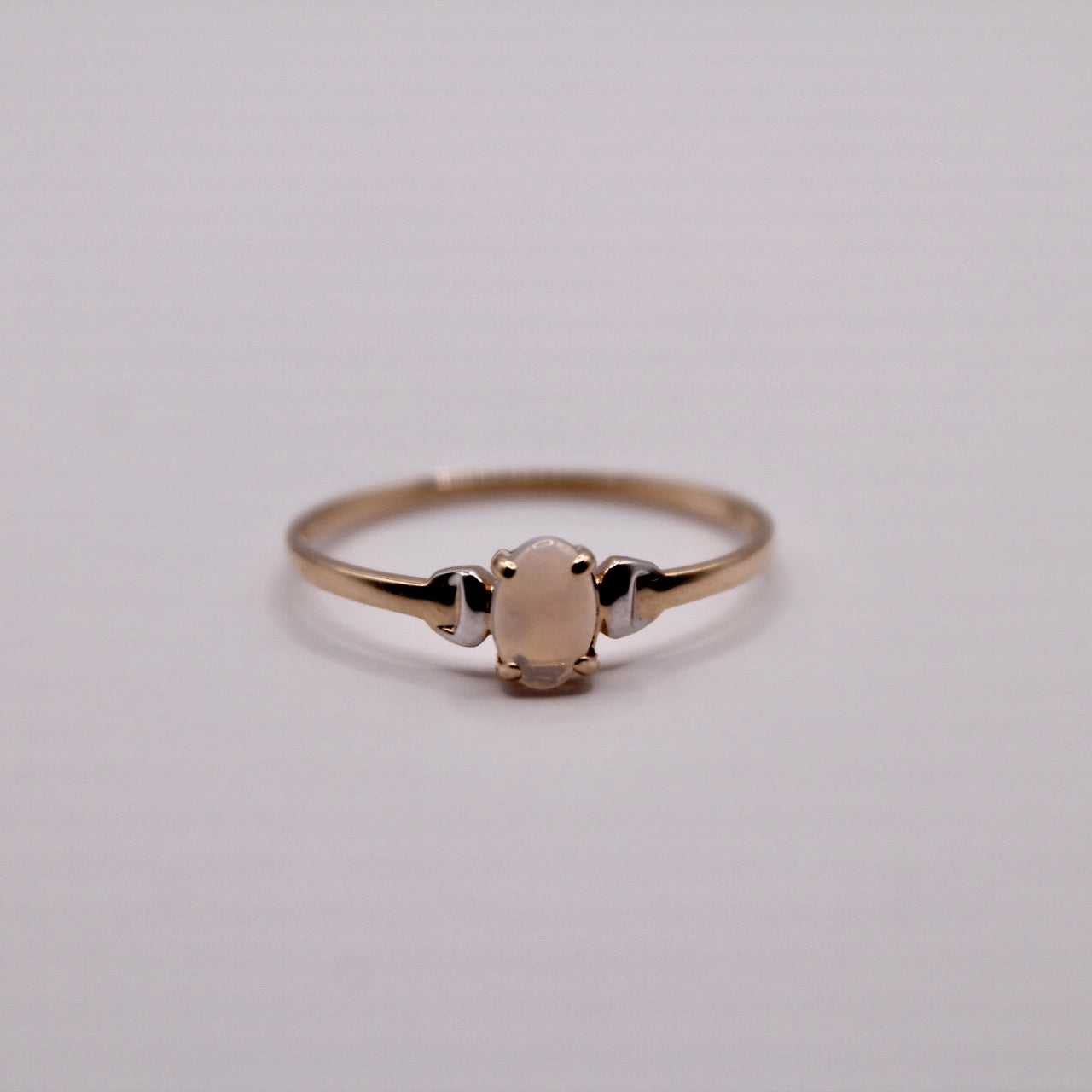 Opal Solitaire Ring