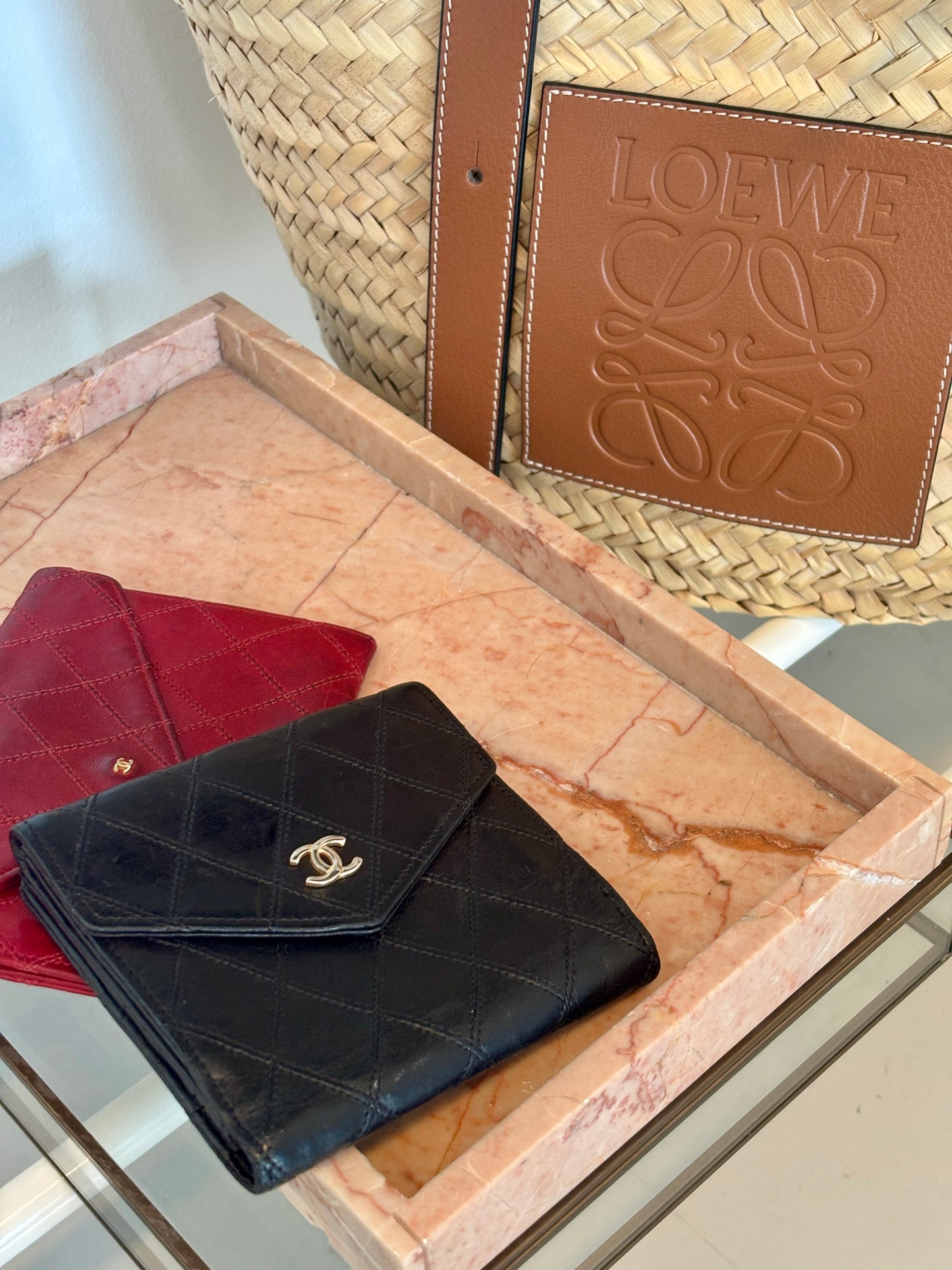 Chanel Quilted Leather Bifold Wallet