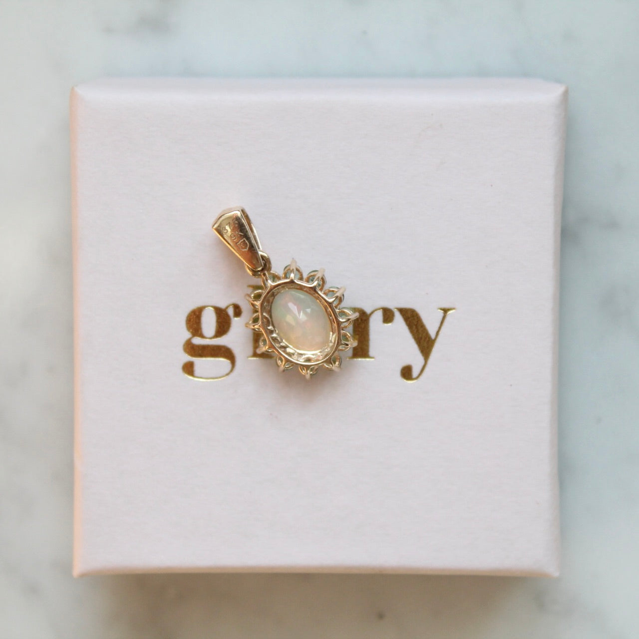 Opal & Tourmaline Pendant