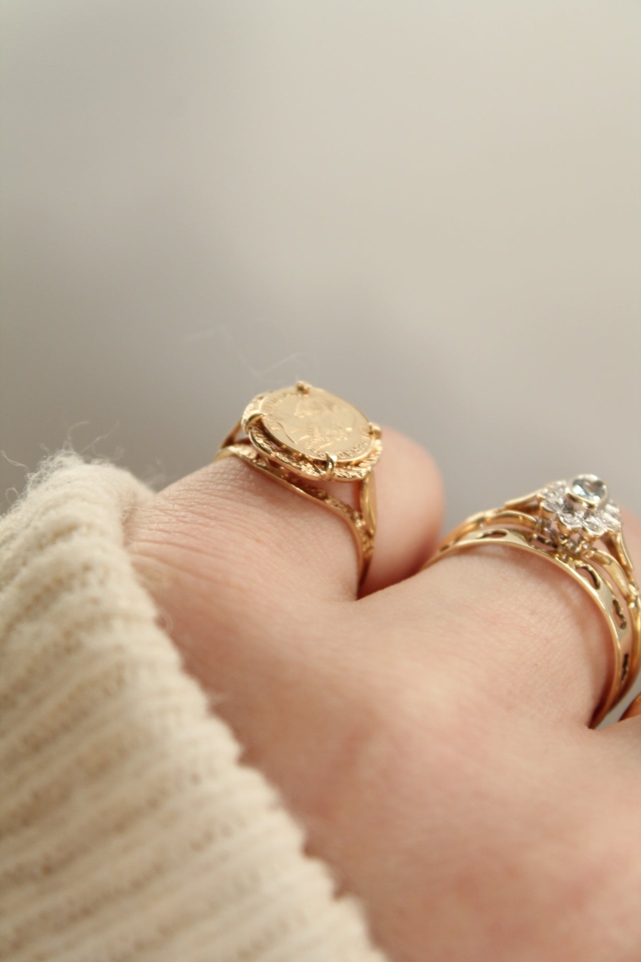 Peso Coin (Pinky) Ring