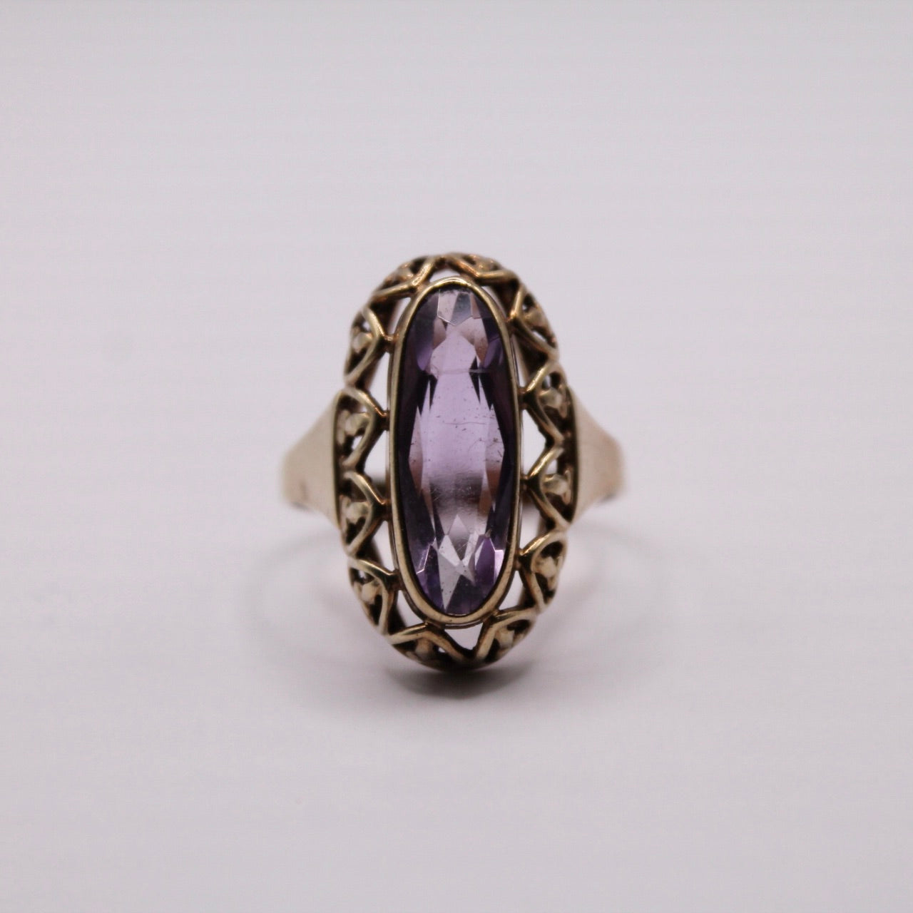 Amethyst Statement Ring