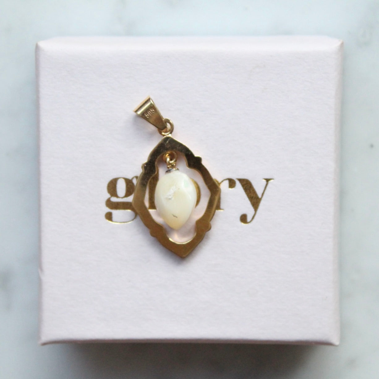 Baroque Pearl Ornament Charm