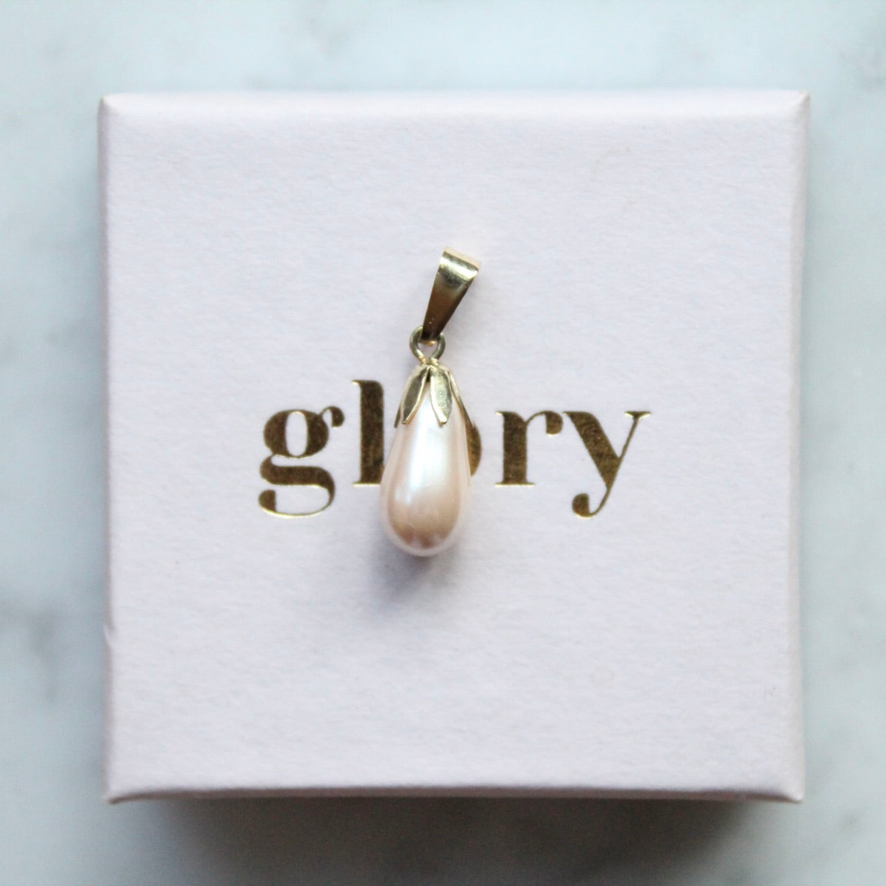 Pearl Teardrop Pendant