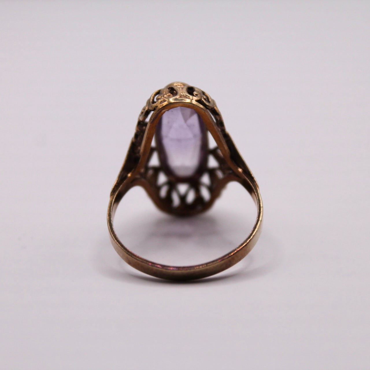 Amethyst Statement Ring