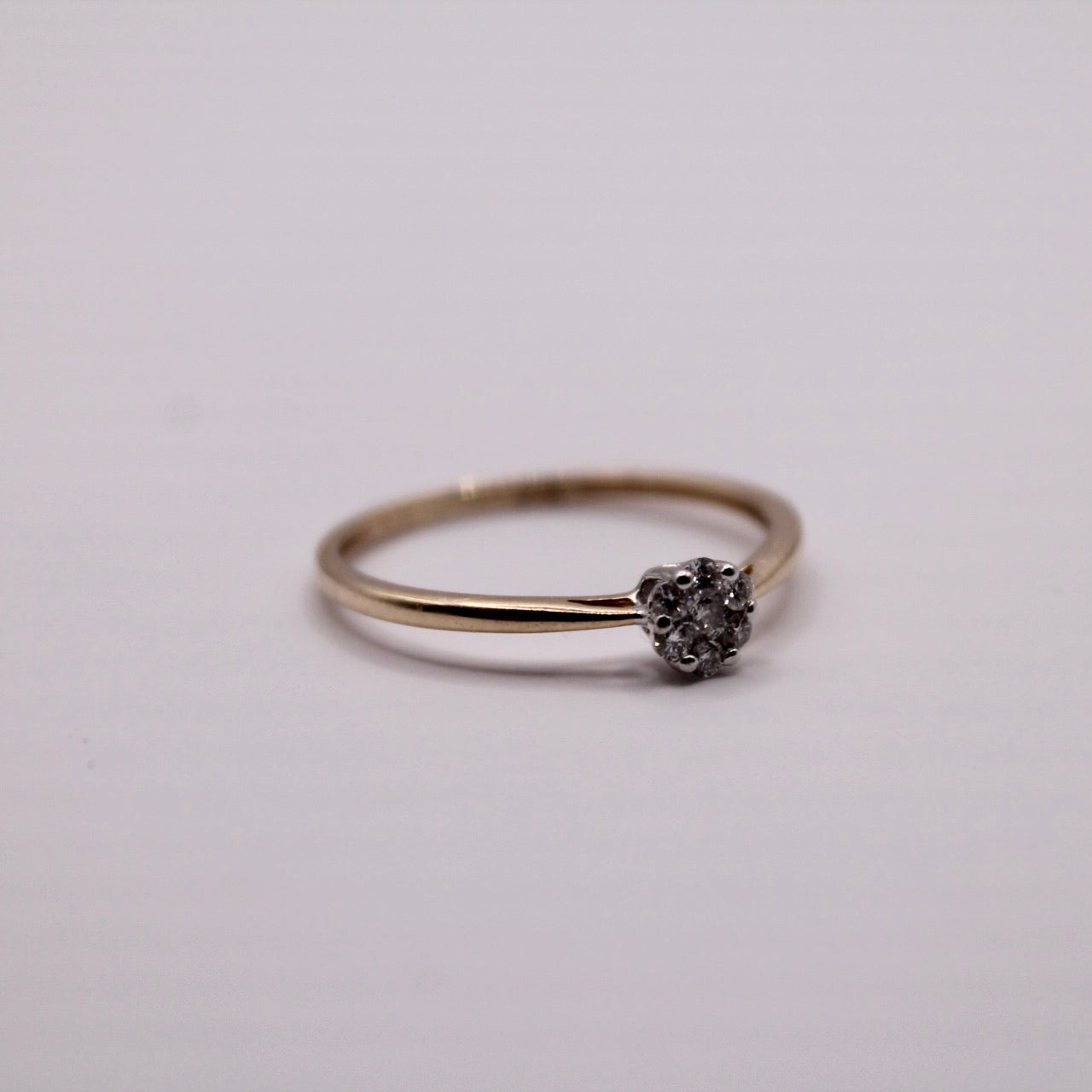 Diamond Flower Ring