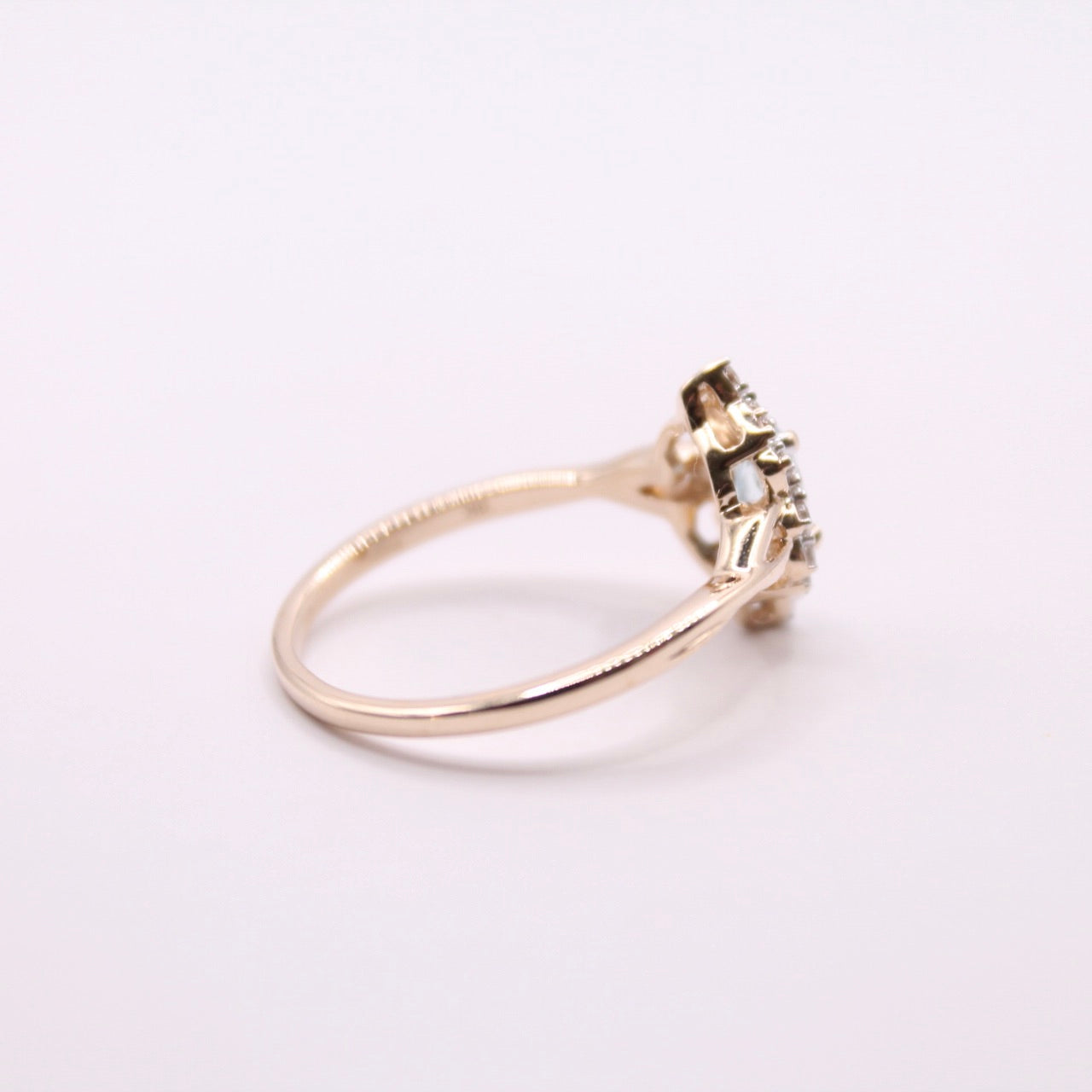 Aquamarine Princess Ring