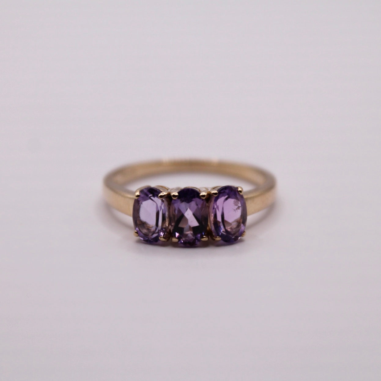 Amethyst Trilogy Ring