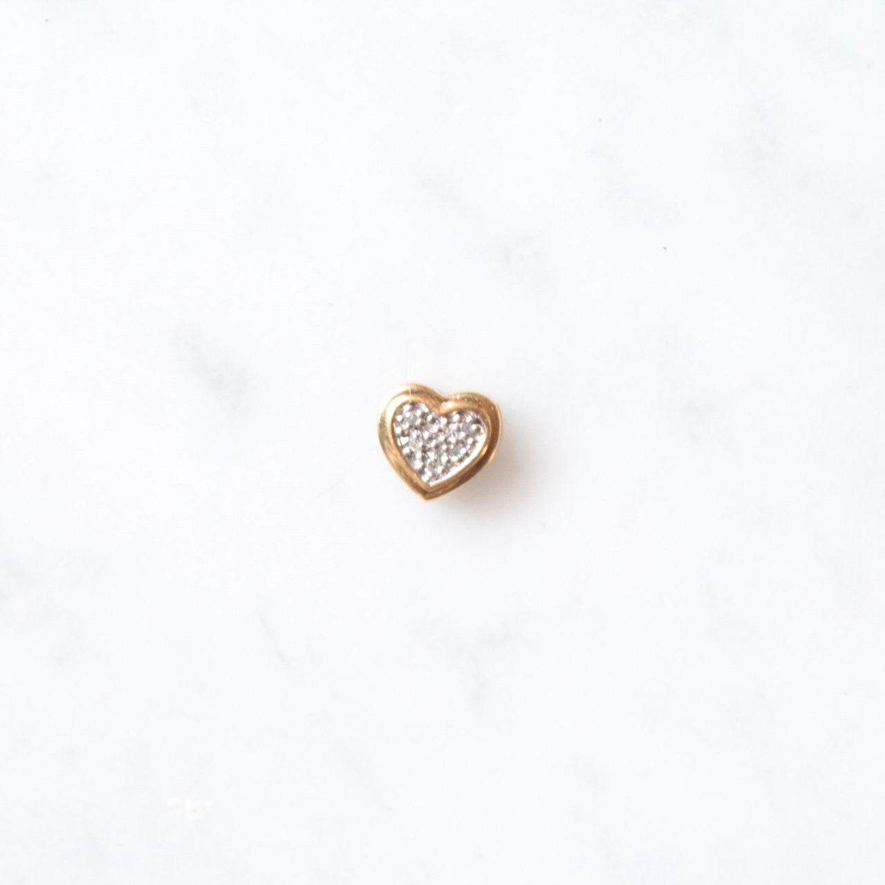 Diamond Heart Bead