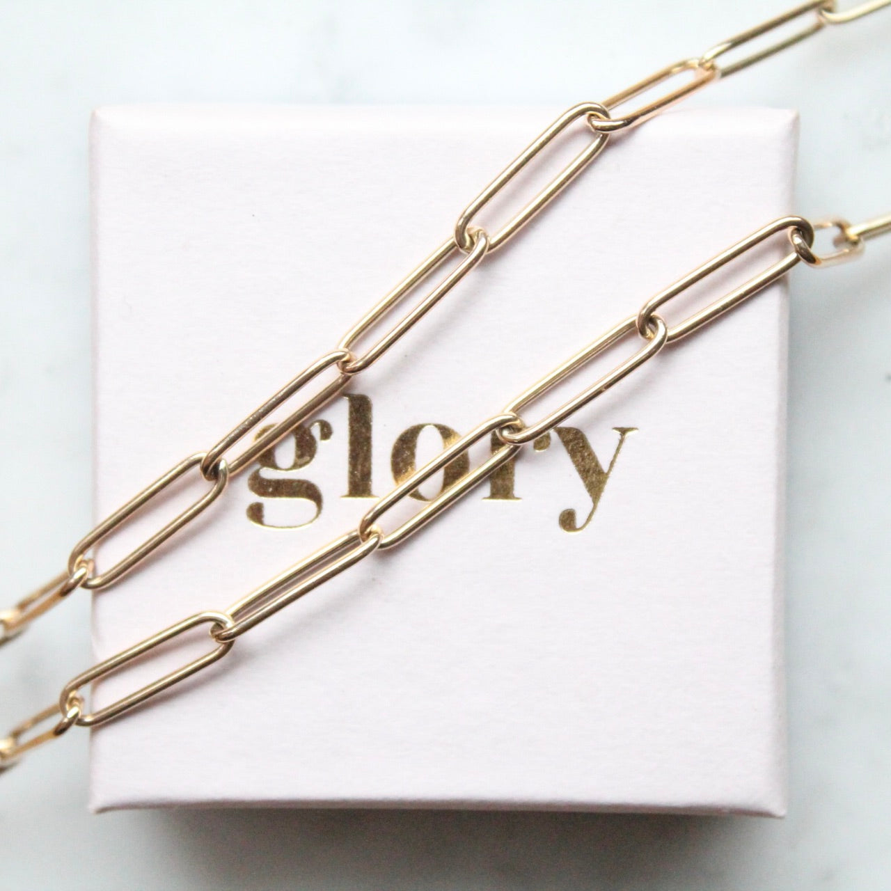 Bold Connector Lock Paperclip Necklace
