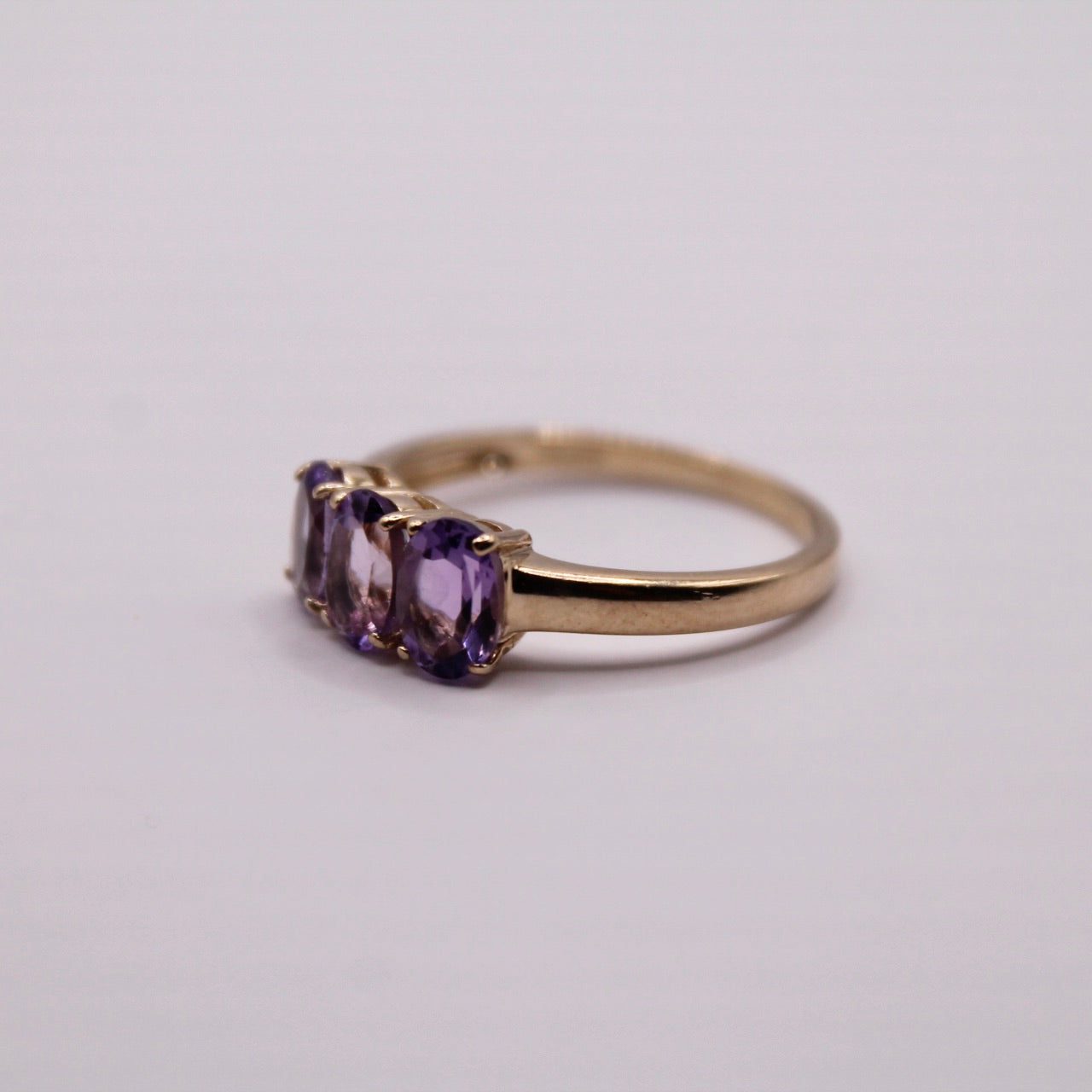 Amethyst Trilogy Ring
