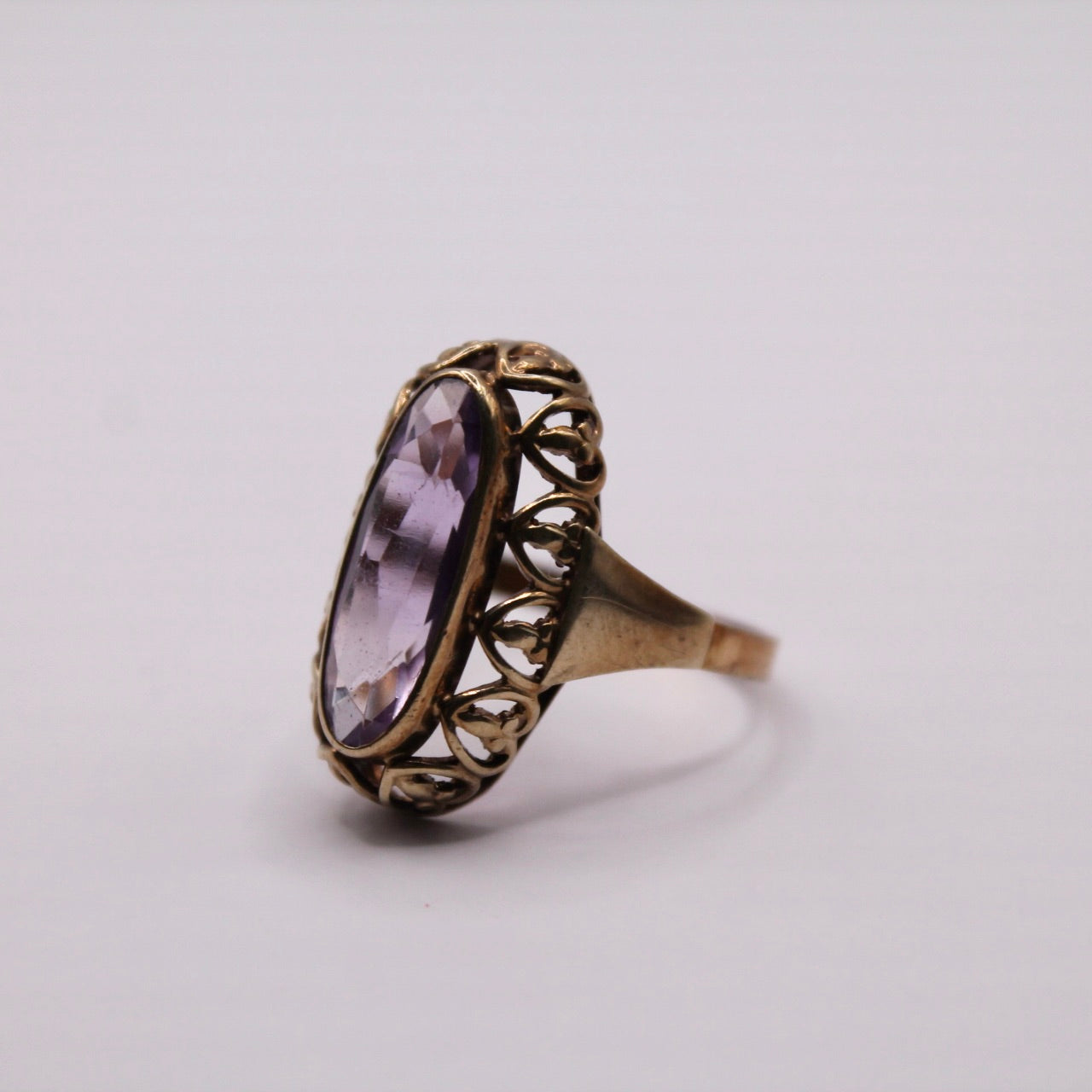 Amethyst Statement Ring
