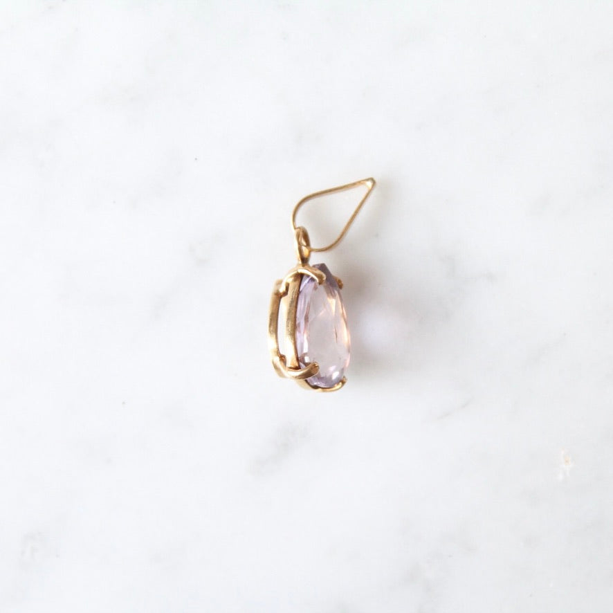 Amethyst Drop Pendant
