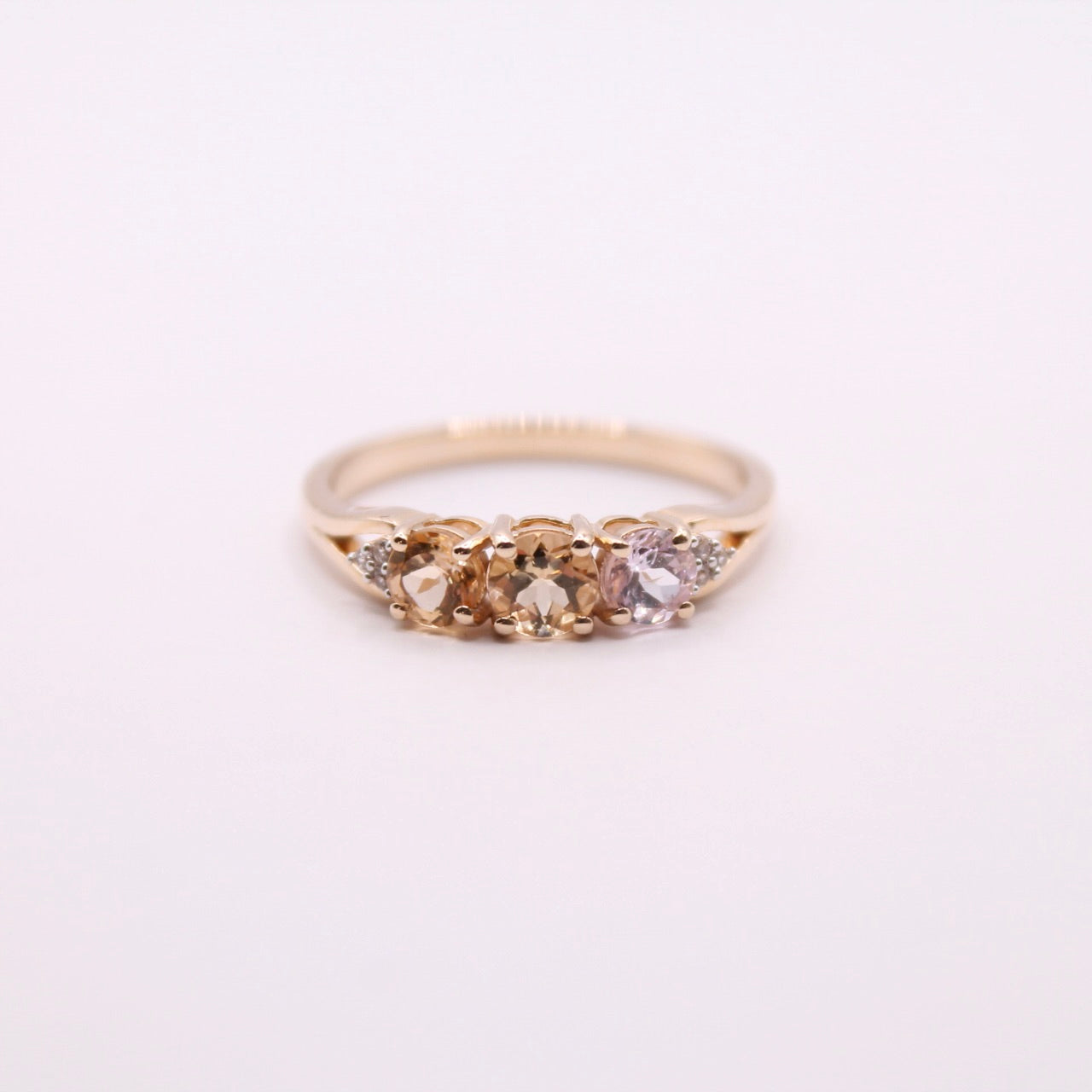 Multi Topaz Cluster Ring