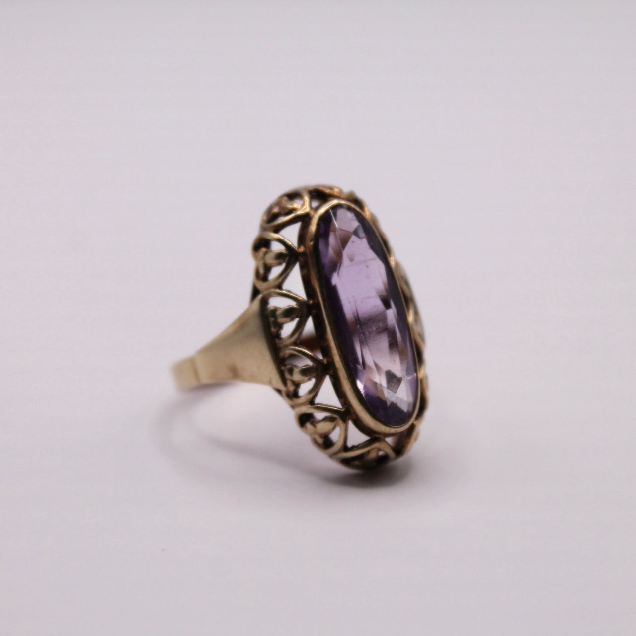 Amethyst Statement Ring