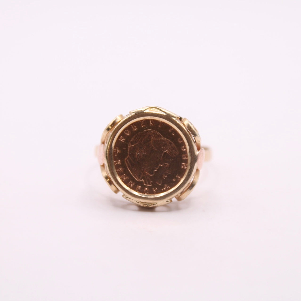 Double John & Robert F Kennedy Coin Ring