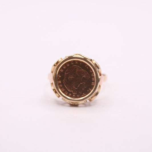 Double John & Robert F Kennedy Coin Ring