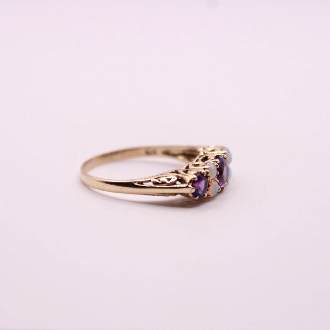 Victorian Opal & Amethyst Ring