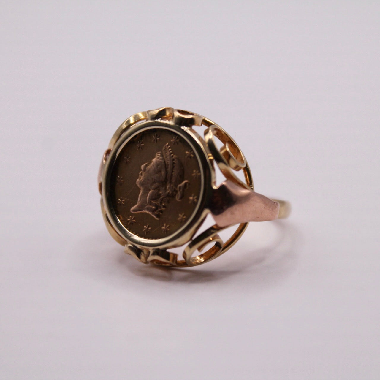One Dollar Coin Ring