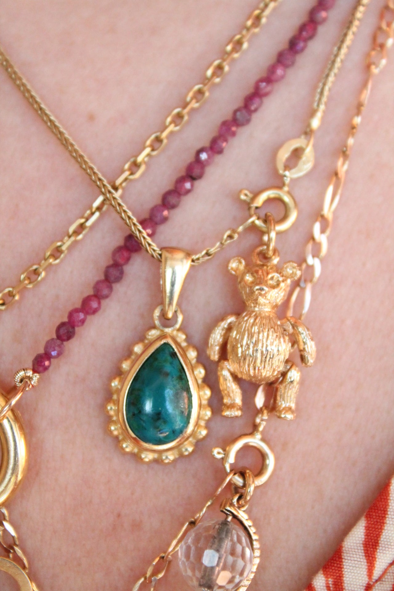Turquoise Teardrop Pendant